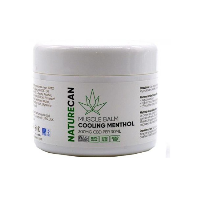 Naturecan 300mg CBD Cooling Menthol Muscle Balm